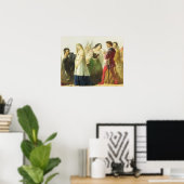 Verkrijging van personages uit Shakespeare (olie o Poster (Thuiskantoor)