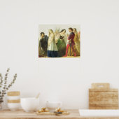 Verkrijging van personages uit Shakespeare (olie o Poster (Keuken)