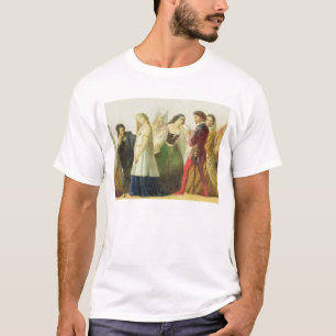 Verkrijging van personages uit Shakespeare (olie o T-shirt