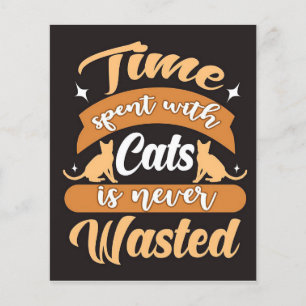 Verkwiste Kat   Schattige Kat Flyer