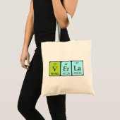 Verla periodieke lijstnaam canvas tas (Voorkant (product))