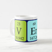 Verla periodieke lijstnaam mok (Voorkant links)