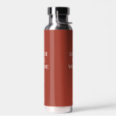 Verlaag het Volume Waterfles | Minimalistisch (Links)