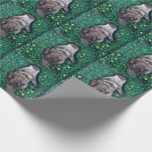 Verlaagd Otter-schilderen van de rivier Cadeaupapier (Hoek)