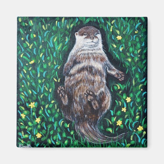 Verlaagd Otter-schilderen van de rivier Magneet (Voorkant)