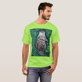 Verlaagd Otter-schilderen van de rivier T-shirt (Voorkant volledig)
