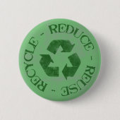Verlaagd Verminder Hergebruik Recyclen Button (Voorkant)
