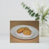 Verlaagde pindakaas voor suikerpinda's briefkaart (Staand voorkant)