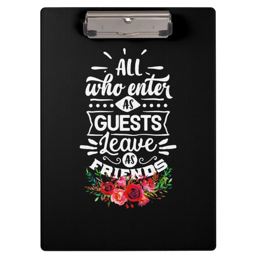 Verlaat als vrienden klembord (Voorkant)