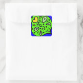 Verlaat bedrade sticker (Tas)