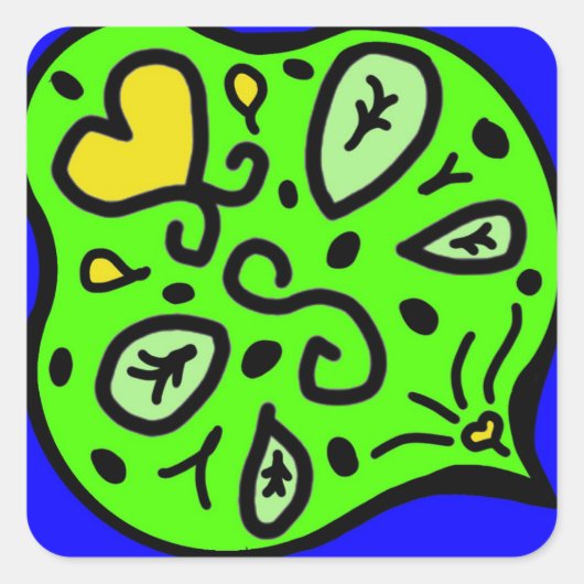 Verlaat bedrade sticker (Voorkant)