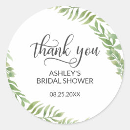 Verlaat botanisch Vrijgezellenfeest Dank u Ronde Sticker