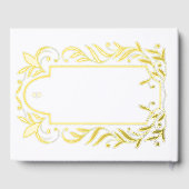 Verlaat de bruiloft gastenboek (Achterkant)