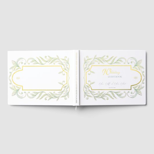 Verlaat de bruiloft gastenboek (Volledig)