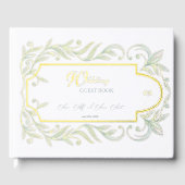 Verlaat de bruiloft gastenboek (Voorkant)