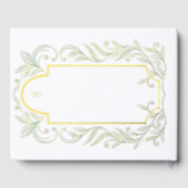 Verlaat de bruiloft gastenboek (Achterkant)