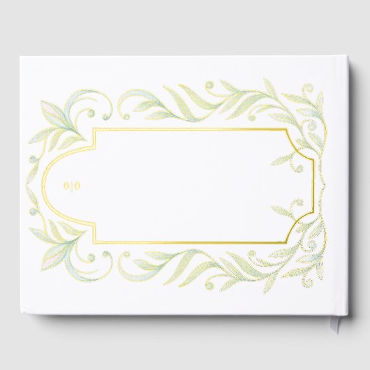 Verlaat de bruiloft gastenboek (Achterkant)