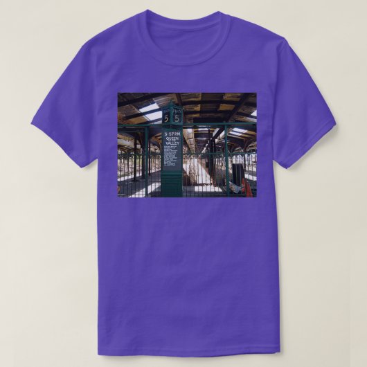 Verlaat de centrale terminal van New Jersey T-shirt (Design voorkant)