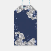 Verlaat-de-dienst-feest Dankjewel Cadeaulabel (Achterkant)