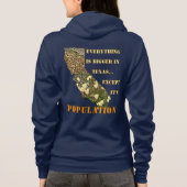 Verlaat de stemming in Californië Hoodie (Achterkant)