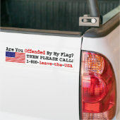 Verlaat de VS Bumpersticker (Op Truck)