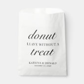 Verlaat donut zonder behandeling | Weddenschap Bedankzakje (Voorkant)