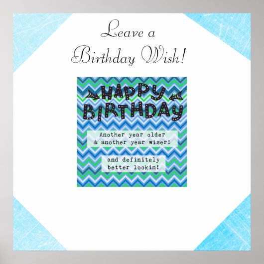 Verlaat een Gepersonaliseerd Poster van de Vergrot (Voorkant)