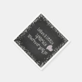 Verlaat een kleine reserve waar u gaat Citaat Servetten (Hoek)