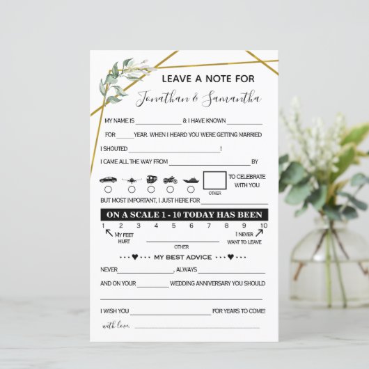 Verlaat een tweetalige goudbruiloft met groen goud (Staand voorkant)