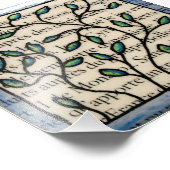 Verlaat Franse Tegel tekst Foto Afdruk (Hoek)