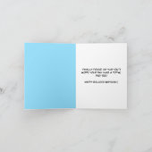 Verlaat Happy Birthday Funny Golf Ball in Rough Kaart (Binnen)