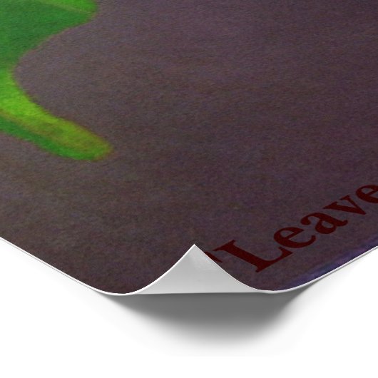 Verlaat het Afgelopen Poster (Hoek)