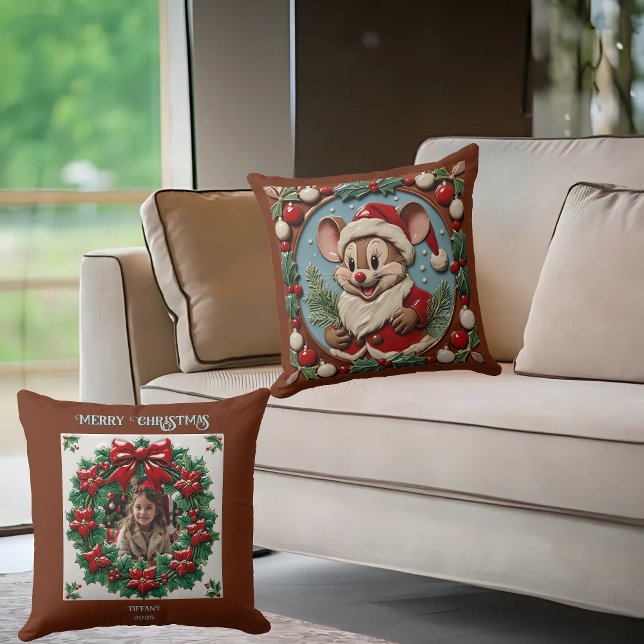 Verlaat het Christmas Mouse Sierkussen (Creator heeft geüpload)