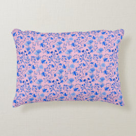 Verlaat Patroon 12.bw LPink BG Accent Kussen