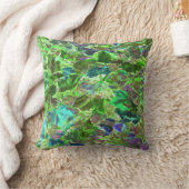 Verlaat Patroongroene olie Buitenkussen (Deken)