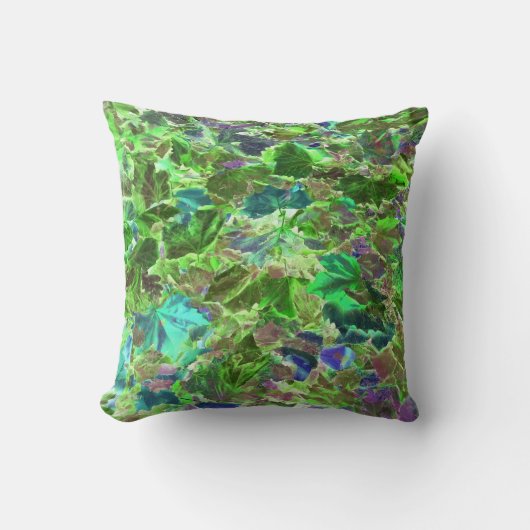 Verlaat Patroongroene olie Buitenkussen (Voorkant)