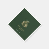 verlaat trouwnamen napkin servet (Hoek)