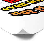 VERLAAT UW PETS ALLEEN IN EEN AUTO POSTER (Hoek)