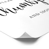 Verlaat uw teken voor de troebelstructuur van de T Poster (Hoek)