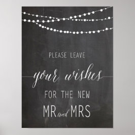 Verlaat uw wensen Weddenschap | Calligrafie Poster