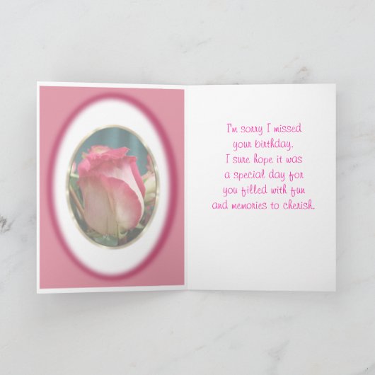  Verlaat Verjaardag - pas het aan Kaart (Binnen)