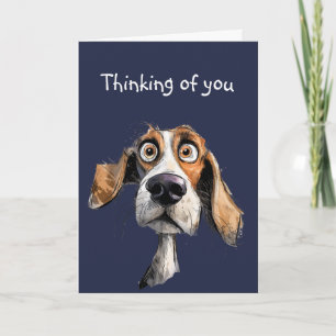 Verlaat Verjaardags Lief Hond Pup Dier  Kaart