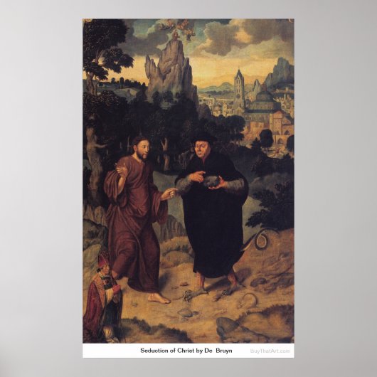 Verlaging van Christus door De Bruyn Poster (Voorkant)