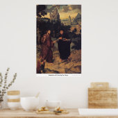 Verlaging van Christus door De Bruyn Poster (Keuken)