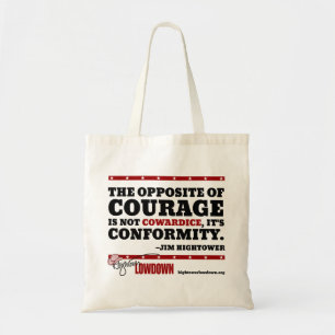 Verlaging van de hoogste toren: Het tegenovergeste Tote Bag
