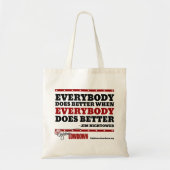 Verlaging van de hoogste toren: Iedereen doet het  Tote Bag (Voorkant)