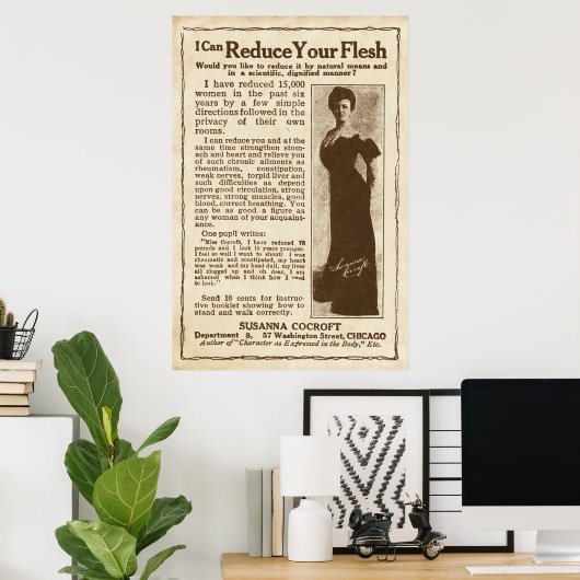 verlaging van de vliegbelasting vanaf 1908 poster (Thuiskantoor)