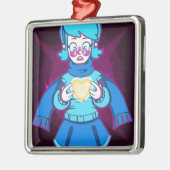 verlamd metalen ornament (Links)