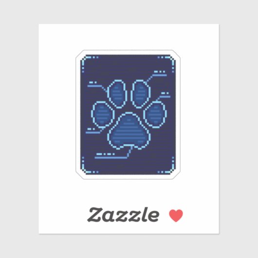 verlamd sticker (Vel)