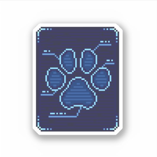 verlamd sticker (Voorkant)